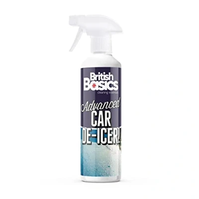 Image of BritishBasics Car De Icer Safe, Practical and Reliable Fast Acting Thaws Ice in Seconds, 500ml