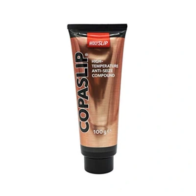 Image of MOLYSLIP COPASLIP High Temperature Copper Anti Seize Grease Withstands Extreme (Up To 1100C) Protects Against Galling, Seizure Rust and Corrosion Ideal for Cars/Vehicles 100g