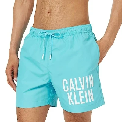 Image of Calvin Klein Men&#039;s Medium Drawstring Km0km00794 Drawstring, Blue (Blue Tide), S
