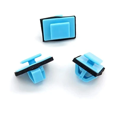 Image of VVO Fasteners Plastic Rear Wheel Arch Flares and Moulding Trim Clip, Blue (Pack of 10)
