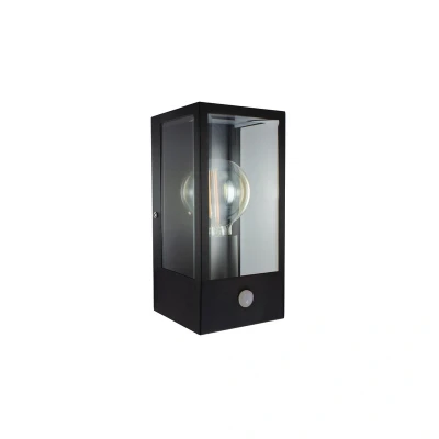 Image of Outdoor Decorative IP44 PIR Sensor Wall Light Lantern Integral LED