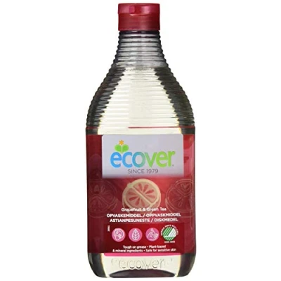 Image of Ecover Washing Up Liquid Grapefruit and Green Tea 1 Unit, 450 Millilitre
