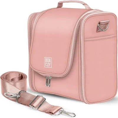 Image of BOACAY Extra Large Hanging Travel Toiletry Bag for Women &amp; Men, Makeup Bag, Shower Wash Organiser Cosmetics, Essentials, Accessories