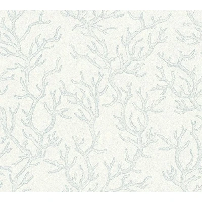 Image of Luxury Wallpaper Versace 3 Non Woven 10.05 m x 0.70 Blue Silver Made in Germany 344972 34497 2