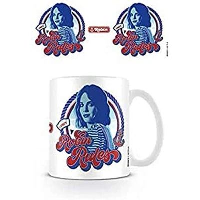 Image of Pyramid International Stranger Things Ceramic Mug with Robin Rules Graphic in Presentation Box Official Merchandise, MG25872