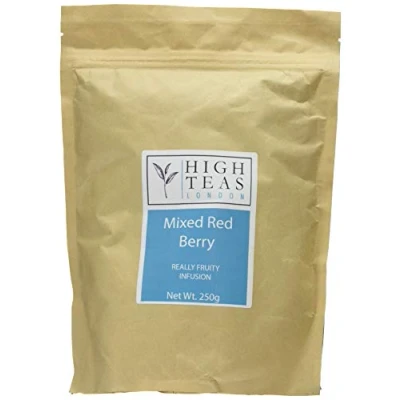 Image of High Teas London Mixed Red Berry Infusion Loose Leaf Tea, 250 g