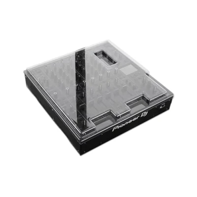 Image of Decksaver Cover for Pioneer DJ V 10 Super Durable Polycarbonate Protective lid in Smoked Clear Colour, Made The UK DJs&#039; Choice Unbeatable Protection