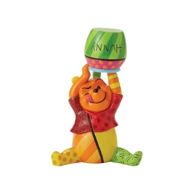 Image of Disney Britto Collection Winnie The Pooh And Honey Mini Figurine