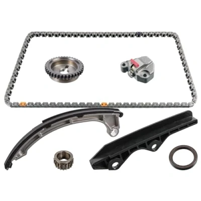 Image of 13021BX000, 13021BX000S1, 13021BX000S2, 13024BX000, 13024BX000S1 Timing chain Kit FEBI BILSTEIN 174881 Simplex, Closed NISSAN: Note I