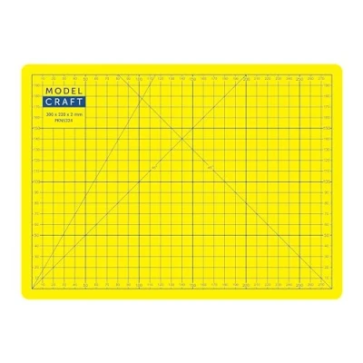 Image of Modelcraft Value Cutting Mat, Yellow, A4