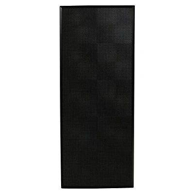 Image of 308mm x 764mm Black Framed Peg Board With 660 Characters