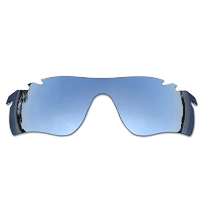 Image of SOODASE For Oakley Radarlock Path Vented Sunglasses Silver Polarized Replacement Lenses