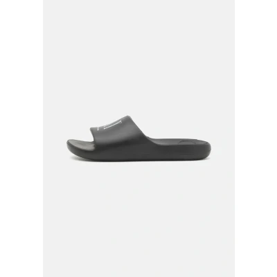 Image of Armani Exchange Men&#039;s Icon Slide Sandal, Black+op.White, 5 UK