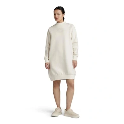 Image of G STAR RAW Women&#039;s Mock Raglan Sweat Dress, Beige (eggnog D23917 D425 G076), L