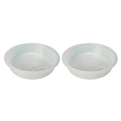 Image of perfk 2 X Plastic Bird Feeding Station Tray For Peanut Butter, Fruit,