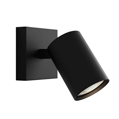 Image of Ascoli Single Spotlight Matt Black, GU10