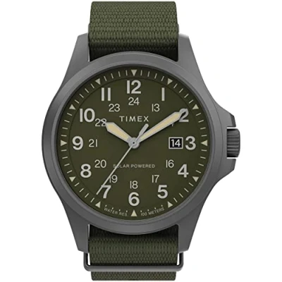 Image of Timex Men&#039;s Analogue Quartz Watch with Fabric Strap TW2V03700