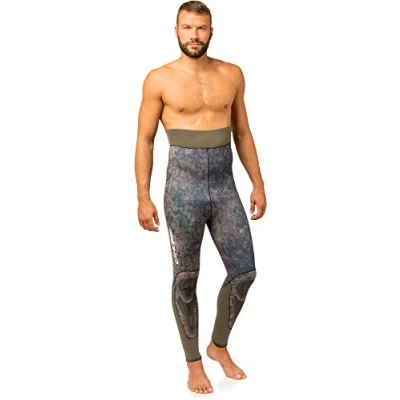 Image of Cressi Seppia Wetsuit Man Two Piece Separate Men&#039;s Camouflage Wetsuit, Pants 3.5mm, M