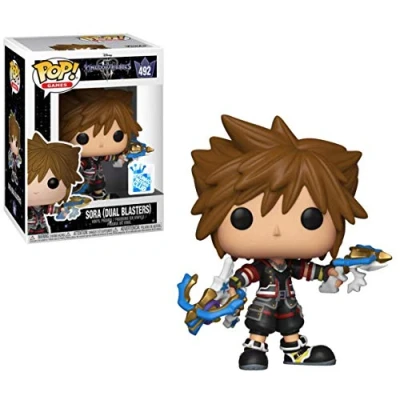 Image of Funko Kingdom Hearts Sora (Dual Blasters) Vinyl Figure 492 Pop! Standard