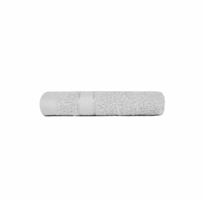 Image of Brentfords 100% Cotton Bathroom Face Cloth Premium Quality, Super Absorbent &amp; Quick Drying Towel Luxury Single 30 x 30cm Silver