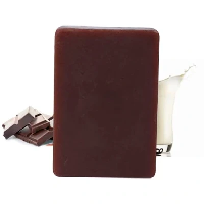 Image of SVATV Soap Choccolate &amp; Vanilla Milk Best Exfoliating Bar, Traditional Ayurvedic Herbal For All Skin Type 125 Grams