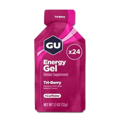 Image of GU Triberry Flavour Energy Gels Box of 24
