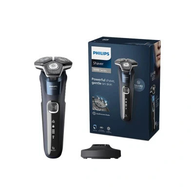 Image of PHILIPS Series 5000 S5885/25 Wet &amp; Dry Rotary Shaver Carbon Grey, Silver/Grey