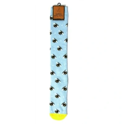 Image of Bartleby Ladies Welly Socks Bee Print