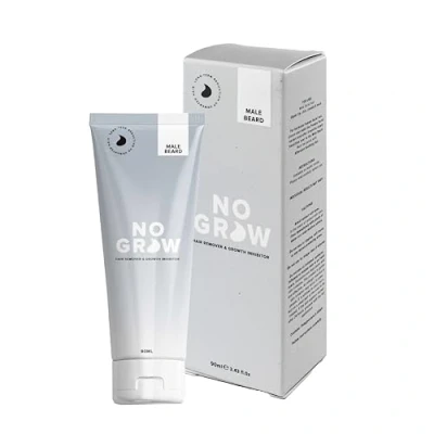 Image of No Grow Male Beard Hair Remover &amp; Growth Inhibitor 90ml