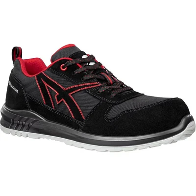 Image of ALBATROS Clifton Low Safety Shoe Size 11.5 Black Red