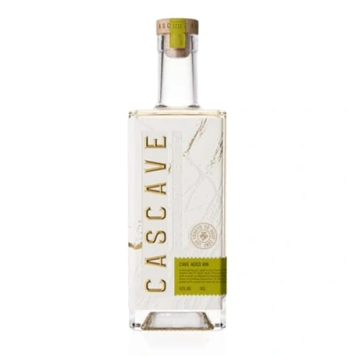 Image of Cascave Welsh Cave Aged Gin, Award Winning Cask Gin Distilled &amp; Matured in Wales Port Seasoned Casks, a Cave. Limited Edition, Small Batch, Premium (43% ABV)