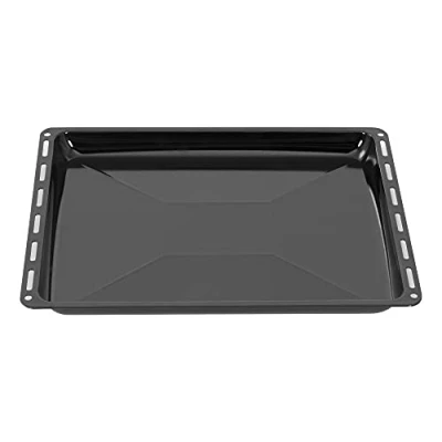 Image of ICQN 445 x 375 25 mm baking sheet Suitable for Whirlpool, Ignis, Bauknecht, Indesit, Algor, Neckermann, Lloyds Enamelled oven pan Scratch resistant 44.5 37.5 cm