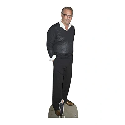 Image of Star Cutouts CS1052 Kevin Costner Lifesize Cardboard Cutout With Mini Actor