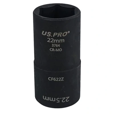Image of 22mm x 22.5mm Wheel Hub Lug Nut Cap Flip Impact Socket Remover 1/2in Drive
