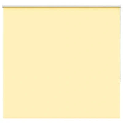 Image of vidaxl roller blind blackout yellow polyester privacy/light control living room/office/home use 150x130 cm