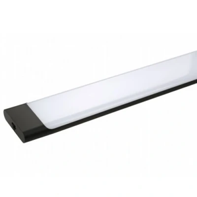 Image of LED Fitting/Batten Uranus, 120cm, 40W Black, 4000 Kelvin (Natural White), 3900 lumens, Surface Mount, Dimmable