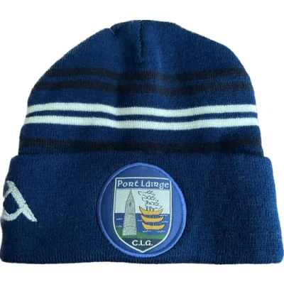 Image of GAA Official All Ireland County WATERFORD Home style single white stripe bronx hat very rare