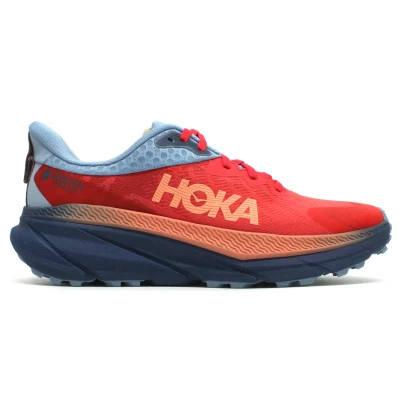 Image of HOKA Challenger 7 GTX Trail running shoes, Women&#039;s, Size: 8, Cerise/real teal Textile/synthetics