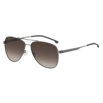 Image of BOSS Unisex Sunglasses, Size: 60, Dark grey