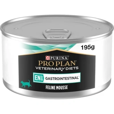 Image of PRO PLAN VETERINARY DIETS EN Gastrointestinal Wet Cat Food 195g, Pack of 24
