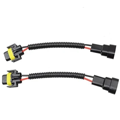 Image of 2pcs 9005 HB3 9006 HB4 Male Connector to H11 Female Connectors Conversion Adaptor Wiring Harness for Headlight Fog Light