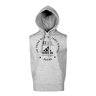 Image of adidas Community Line Hoodie, unisex_adult, ADICL05B 80900 XS, grey/black, XS