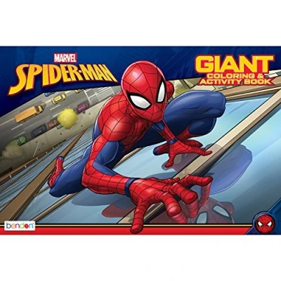 Image of Marvel Spider Man Giant Coloring &amp; Activity Book