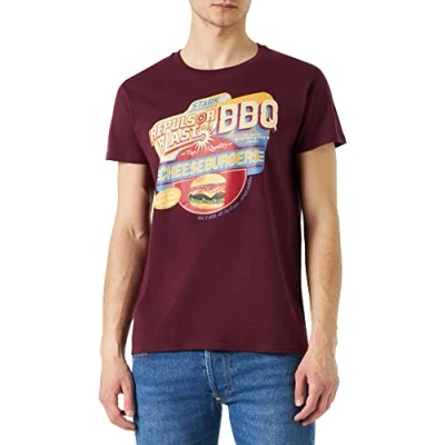 Image of Marvel Men&#039;s MEGUGAMTS173 t Shirt, Burgundy, XXL