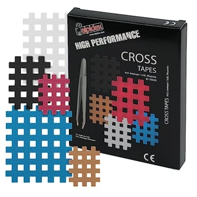 Image of ALPIDEX Cross Tape Pain Relief Patches in different sizes and quantities (170 pieces)