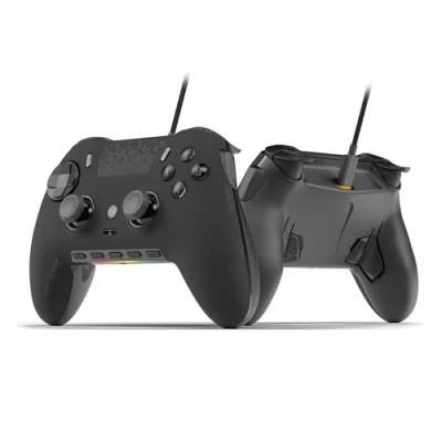 Image of SCUF ENVISION Wired PC Only Gaming Controller Five Remappable G Keys Back Paddles iCUE Compatible Black