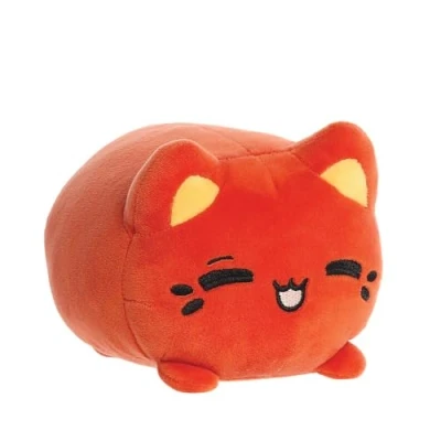 Image of Aurora, 14312, Tasty Peach Thai Tea Meowchi 7In, Soft Toy, Reddish brown