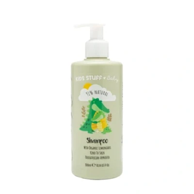 Image of Kids Stuff Baby Shampoo 300ml Natural Ingredients Organic Lemongrass Oil Dermatologically &amp; Paediatrician Approved Kind to Sensitive Skin Vegan Cruelty Free