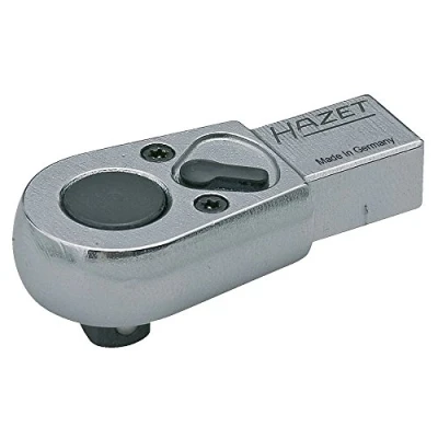 Image of Hazet 1/2 Inch 14 x 18 Insert Reversible Ratchet Silver/Black