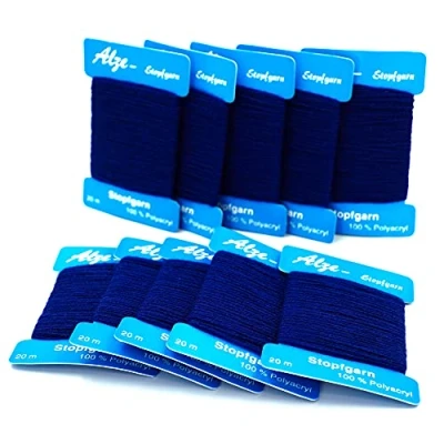 Image of Trimz Darning Wool, Navy, 10x20m